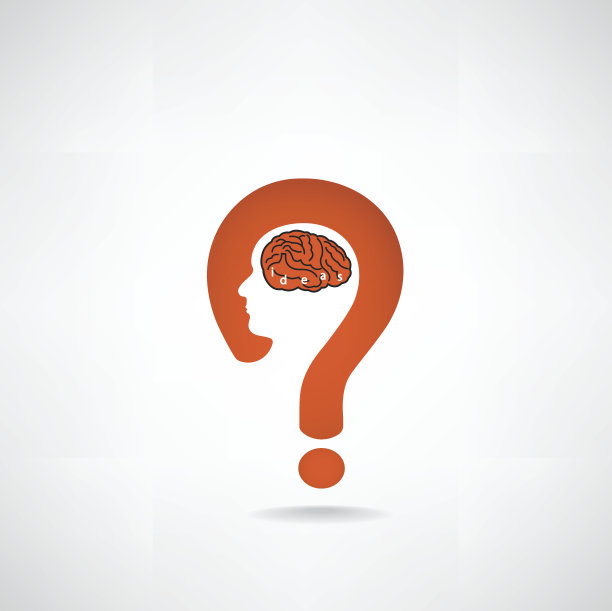 问号人头标志图片下载