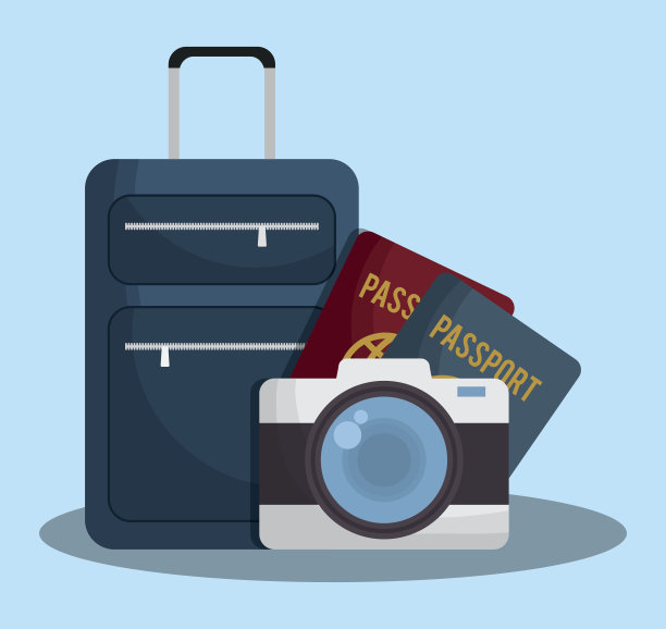 旅游相关图标形象图片下载