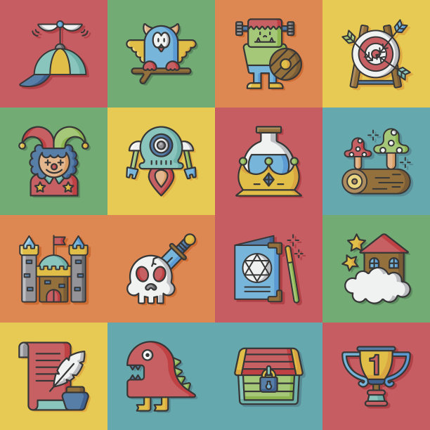 可爱的手绘角色图片下载