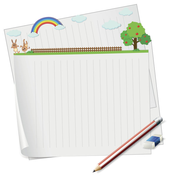 空白纸兔子田图片下载