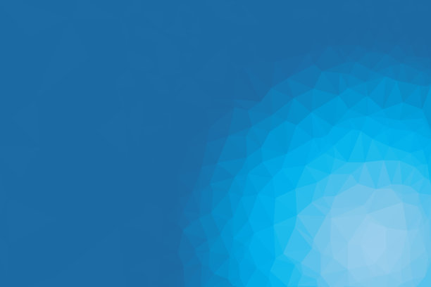 蓝色多边形图案的背景或网页横幅设计。图片下载