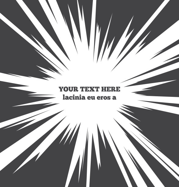 爆炸速度线矢量海报背景漫画风格图片下载