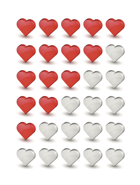 评级的心图片下载