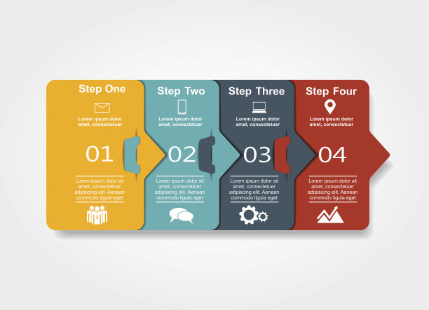 信息图表设计模板。矢量插图。图片下载