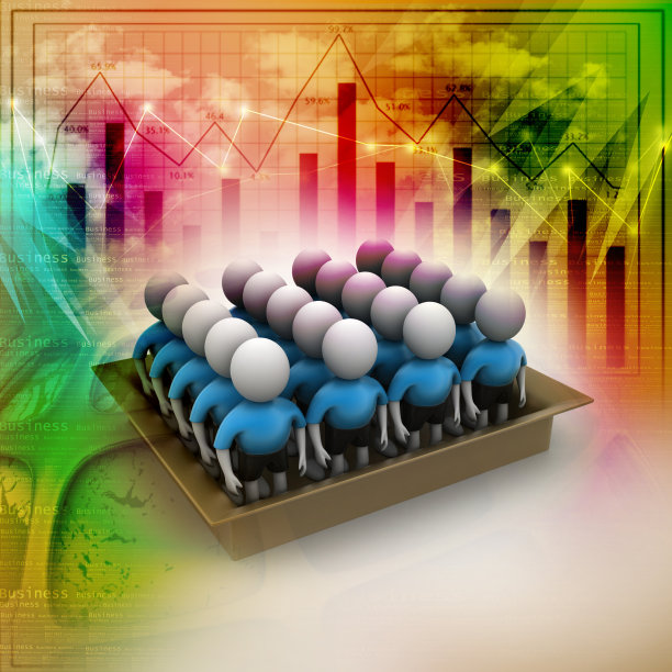 3d人在盒，团队合作理念图片下载