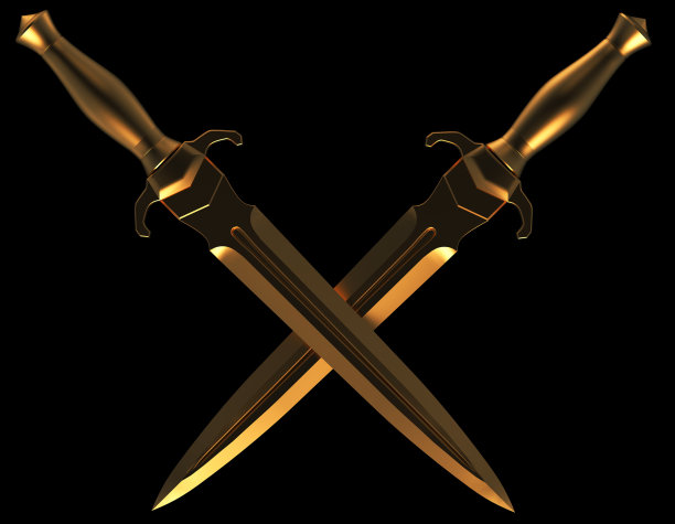 交叉匕首图片下载