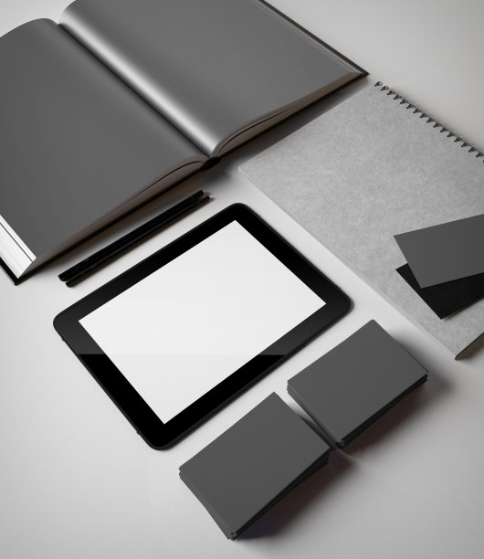 带有一些灰色元素的标识集图片下载