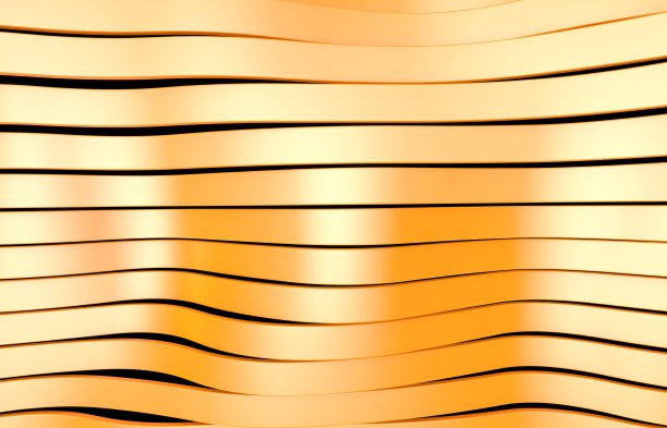 橙色塑料条纹背景图片下载