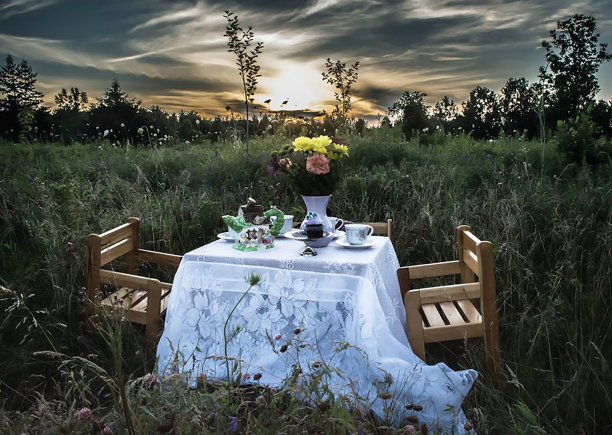 两个人的茶图片下载