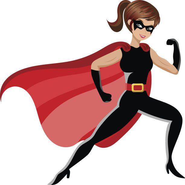 孤军奋战的超级英雄素材图片