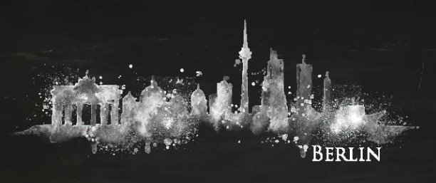 轮廓粉笔柏林图片下载