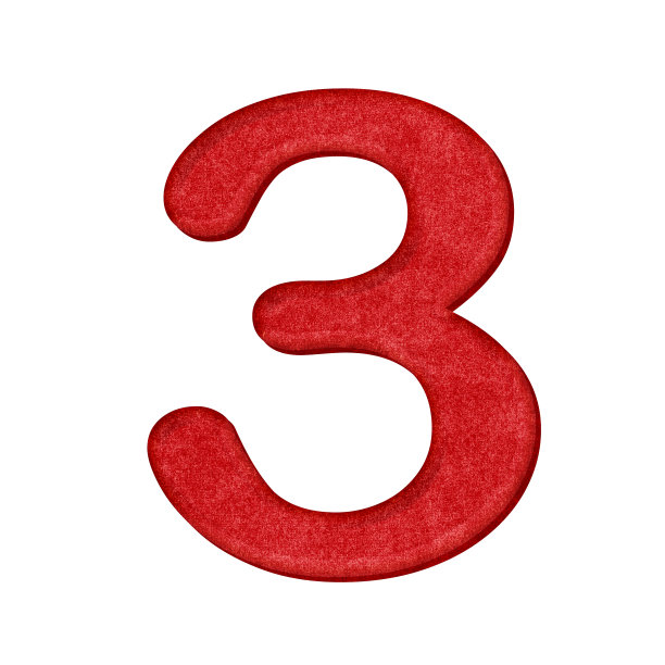 绿色数字在纸工艺纹理孤立在白色背景图片下载