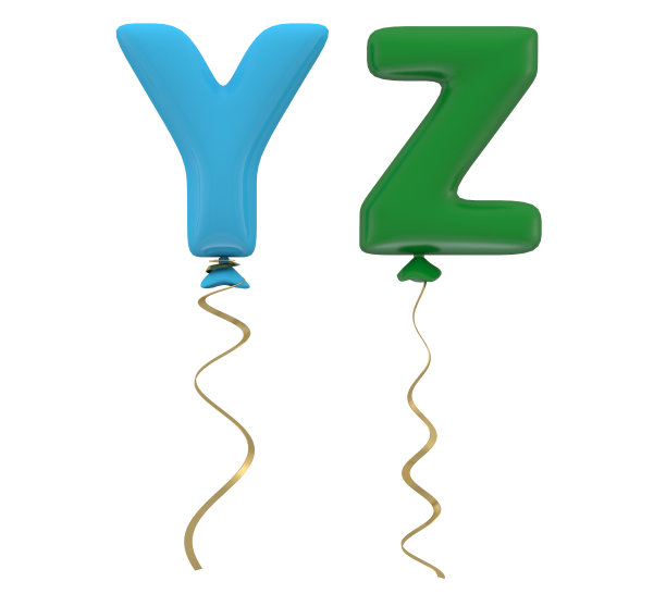 五彩缤纷的字母图片下载