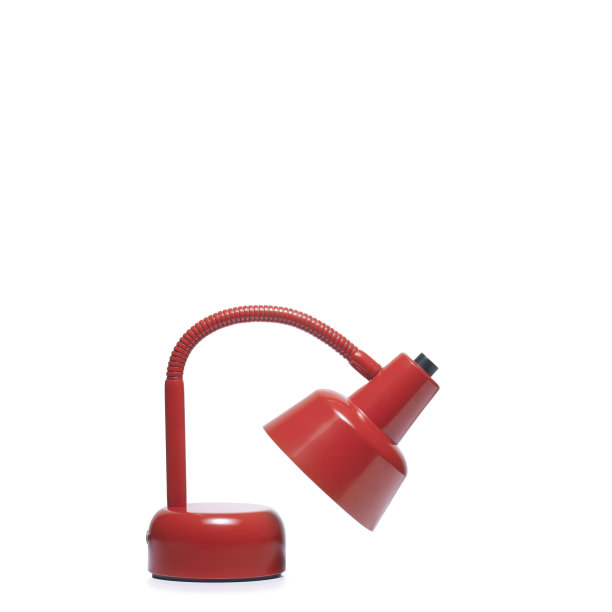 白色背景下红色灭火器的特写镜头图片下载