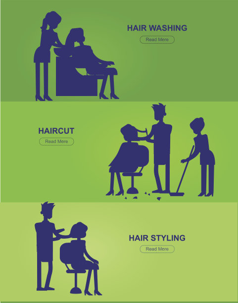 美容院模板图片下载