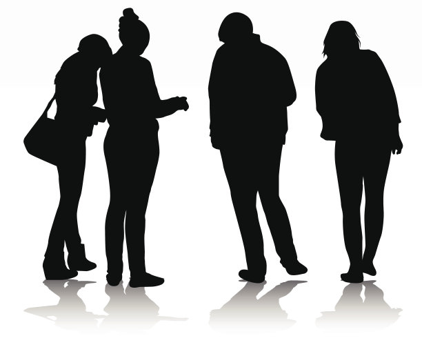 女性剪影图片下载