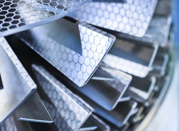 叶片分子真空泵。摘要工业背景。图片下载