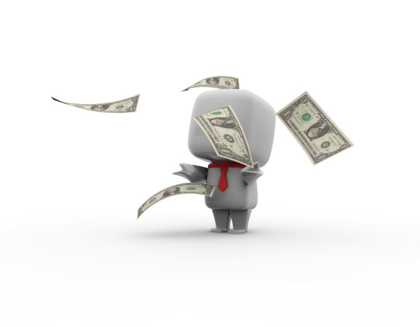 商界小白人，代表着白领工人和各行各业的工人图片下载