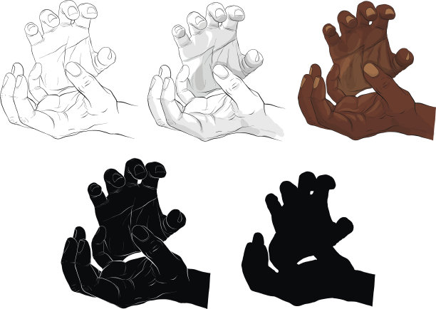 手动作，手势图片下载