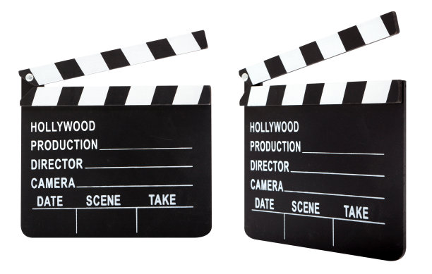 带有裁剪路径的电影板图片下载