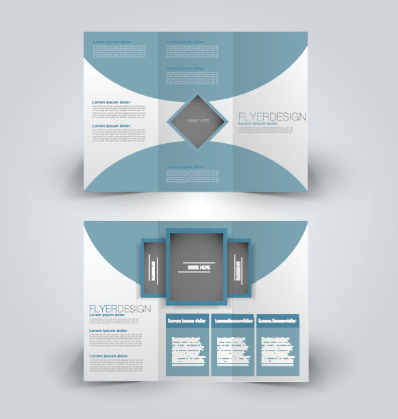 宣传册模拟设计模板的业务图片下载