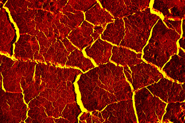 熔岩的表面。背景图片下载