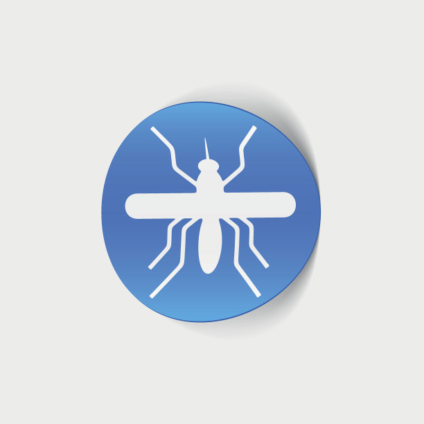 逼真的设计元素:蚊子图片下载