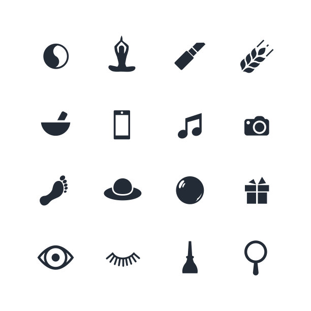 美丽，魅力图标集图片下载