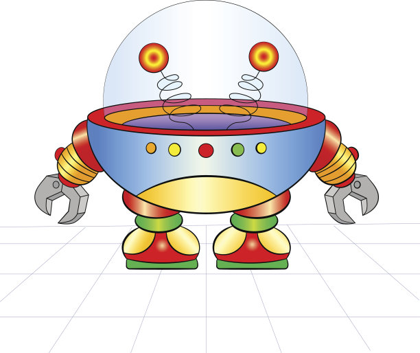 机器人矢量图素材ID：123887584