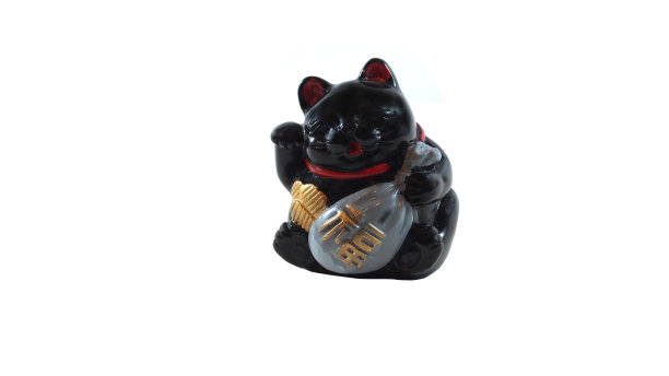 幸运猫猫猴袋图片下载