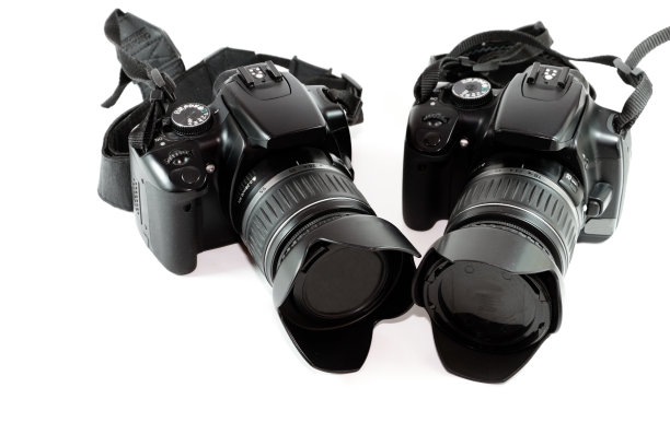 黑色单镜头反射相机图片下载