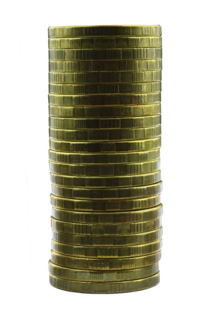 列的硬币图片下载