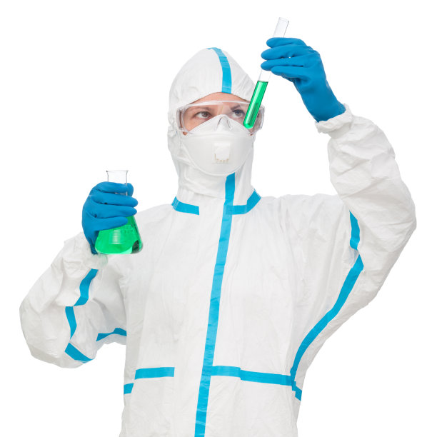 穿着防护服的科学家素材图片