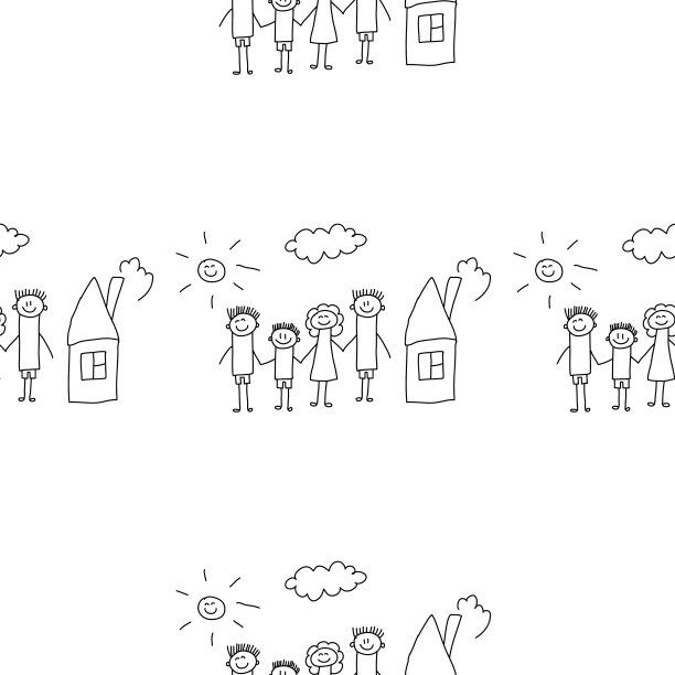 无缝彩色矢量图案。图片下载