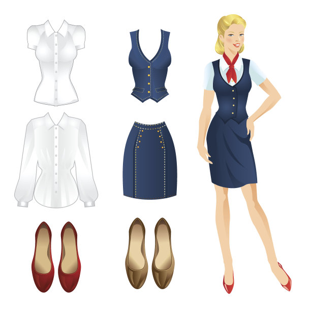 一套制服图片下载