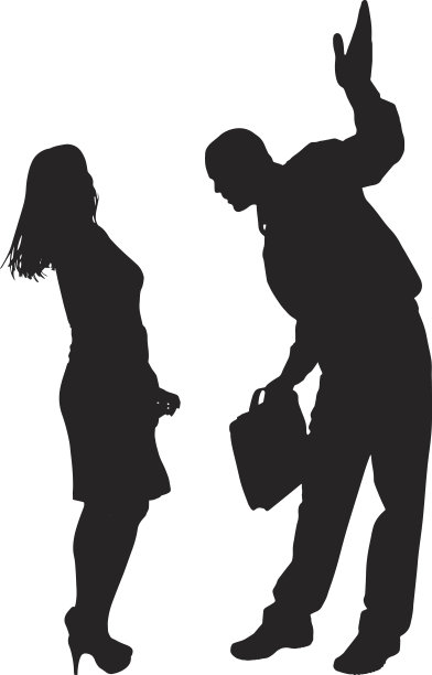 矢量剪影的人。图片下载