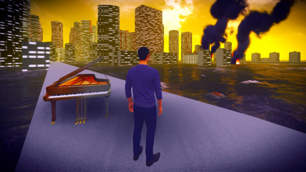 钢琴是反抗的象征图片下载