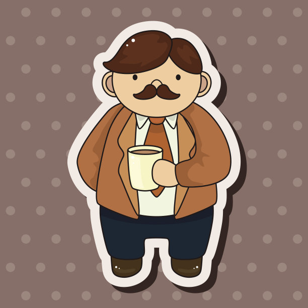 老板的主题元素图片下载