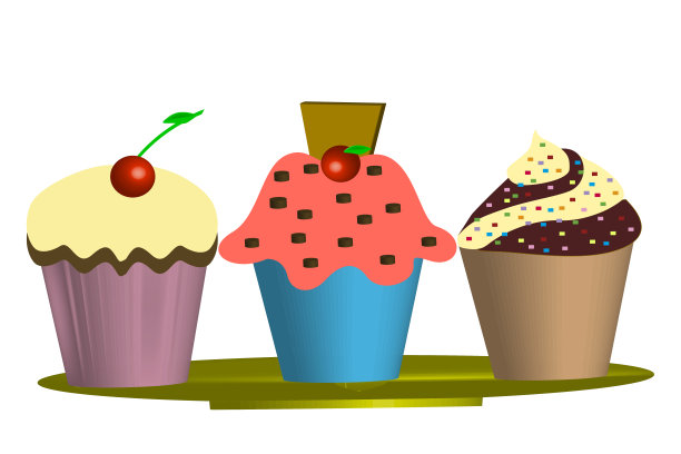 松饼,插图图片下载