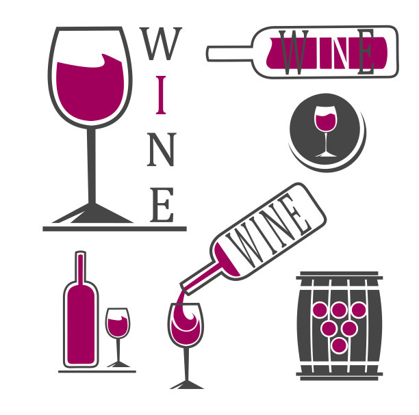 葡萄酒的标志图片下载