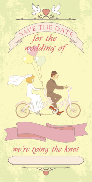 婚礼卡片图片下载