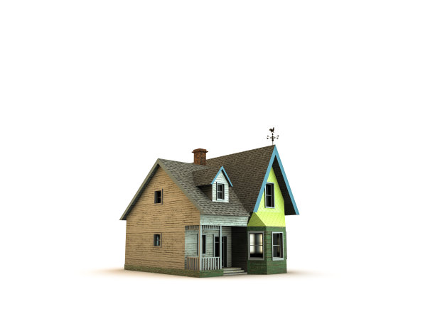 木质维多利亚式房屋风格图片下载