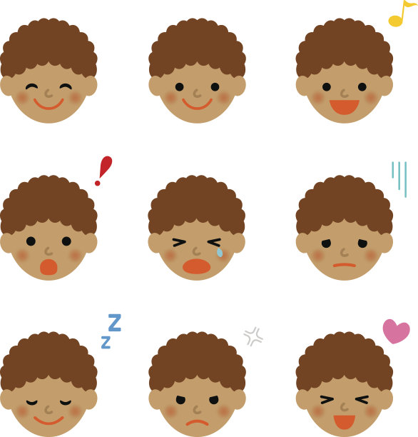 男孩的面部表情图片下载