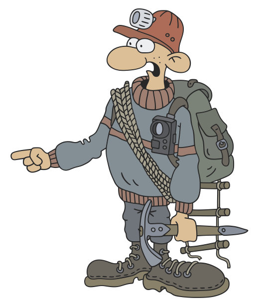 有趣的洞穴学者图片下载