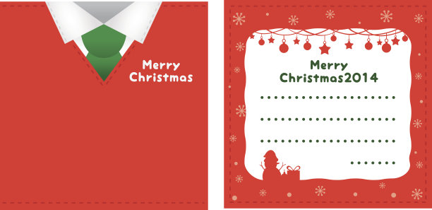 创意圣诞卡设计图片下载