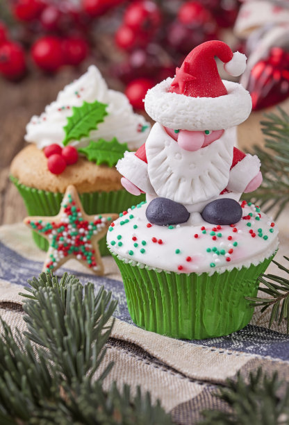 圣诞杯型蛋糕图片下载