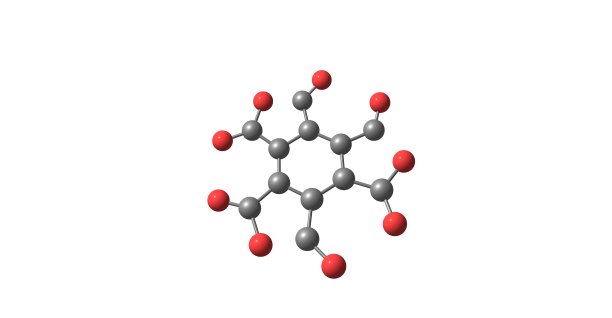 梅氏酸酐分子结构孤立于白色上图片下载