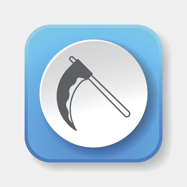 万圣节镰刀图标图片下载