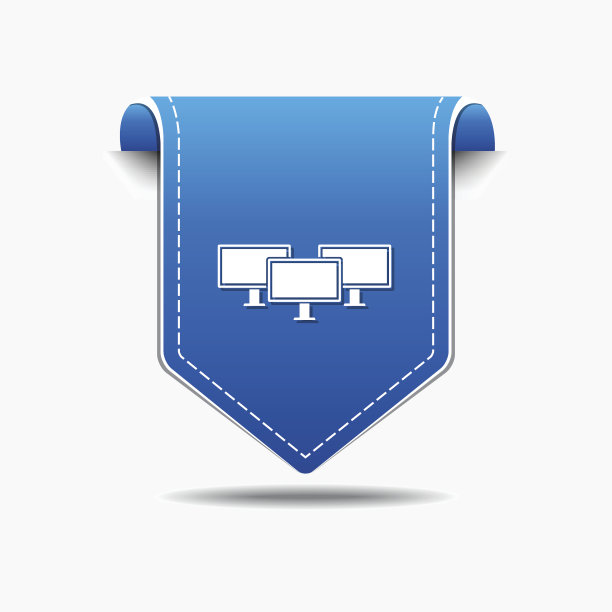 网络图标蓝色矢量图标设计图片下载