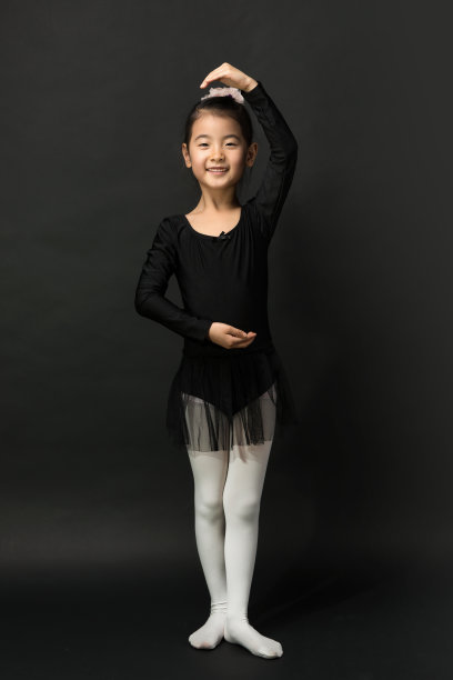 亚洲小女孩芭蕾舞演员图片下载